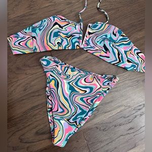 Salty Bikini Sedona Print - Small Salty Bottom, Medium Luli Top